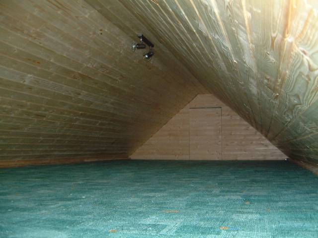 Der Spitzbodenausbau in der Ferienwohnung Op'n Boden